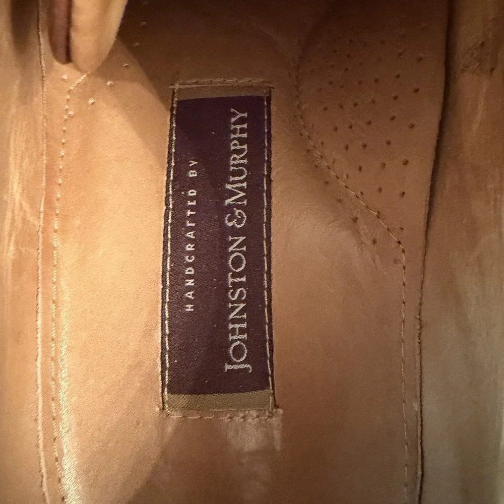 Johnston & Murphy Brown Leather Oxford Shoes Men Size US 13M